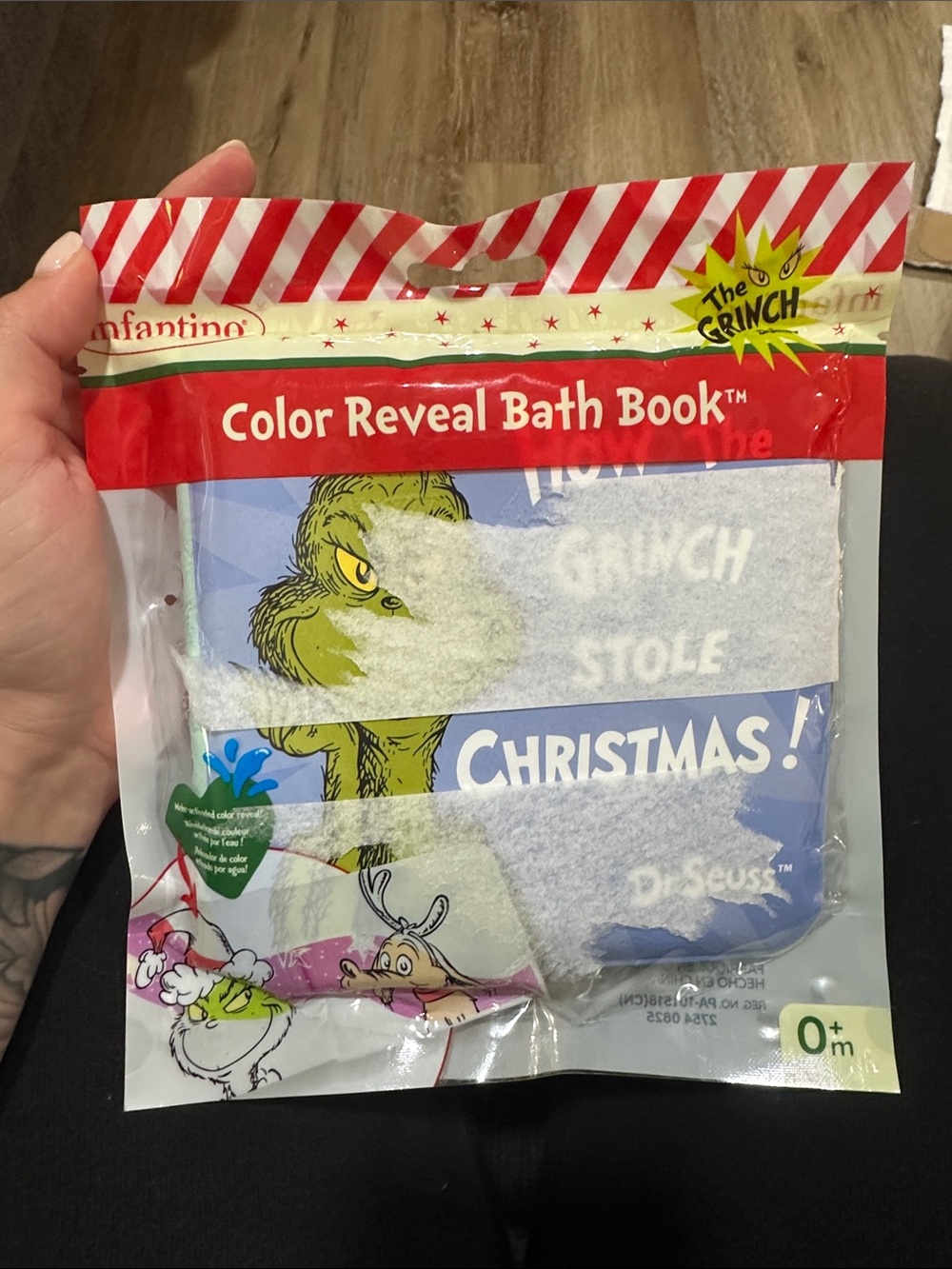 Infantino Color Reveal Bath Book - Green & Blue
